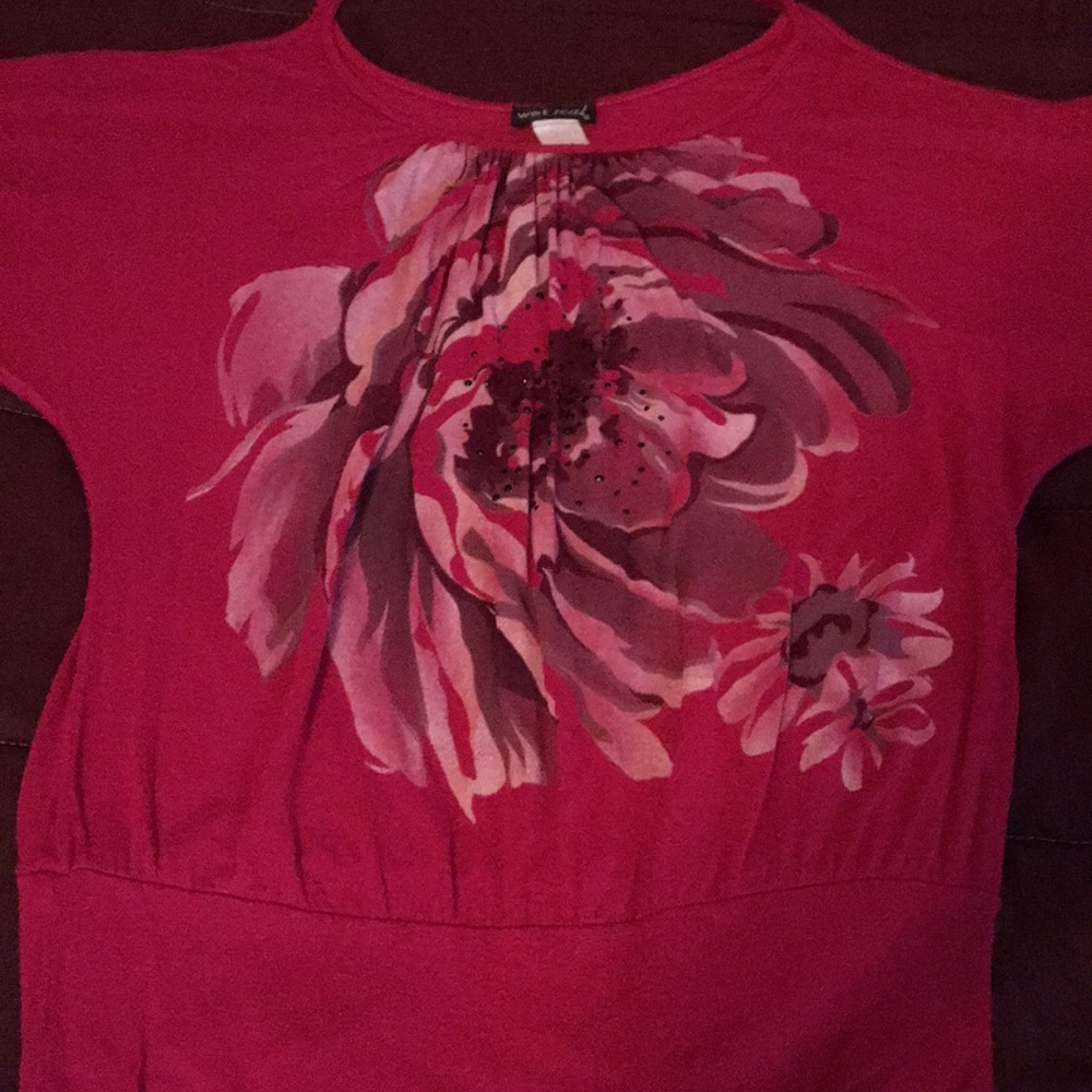 Wet Seal Hot Pink Top